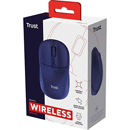 TRUST Souris sans fil compacte PRIMO - Bleue mat