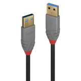 LINDY Câble USB 3.0 Type A Anthra Line 5m
