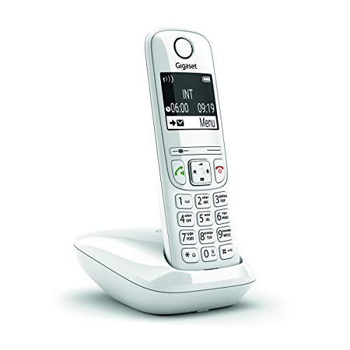 Gigaset AS690 DUO téléphone DECT blanc - base + 2 combinés