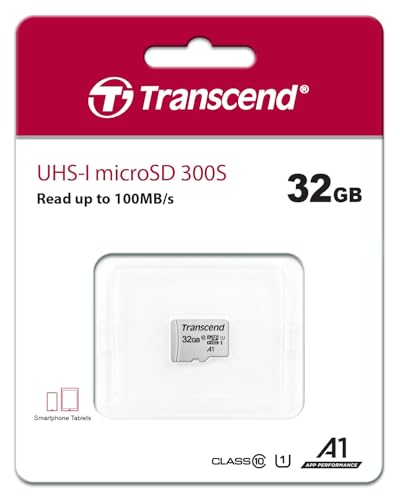 TRANSCEND 32Go UHS-I U1 microSD sans adaptateur SD pour smartphone / tablette