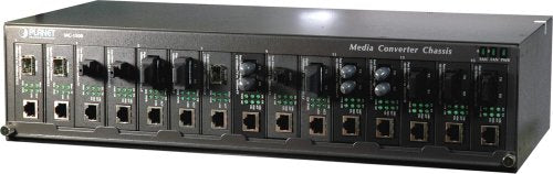 PLANET MC-1500 convertisseur de support réseau Noir