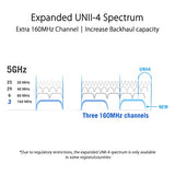 ASUS ROG Rapture GT6 Black 1PK AX10000 Whole-Home Tri-band Mesh WiFi 6 Router 802.11 a/b/g/n/ac/ax