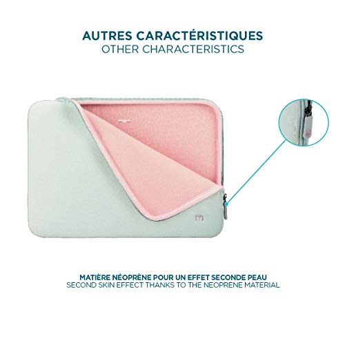 MOBILIS Housse d ordinateur portable Skin 14-16   -  Gris et rose