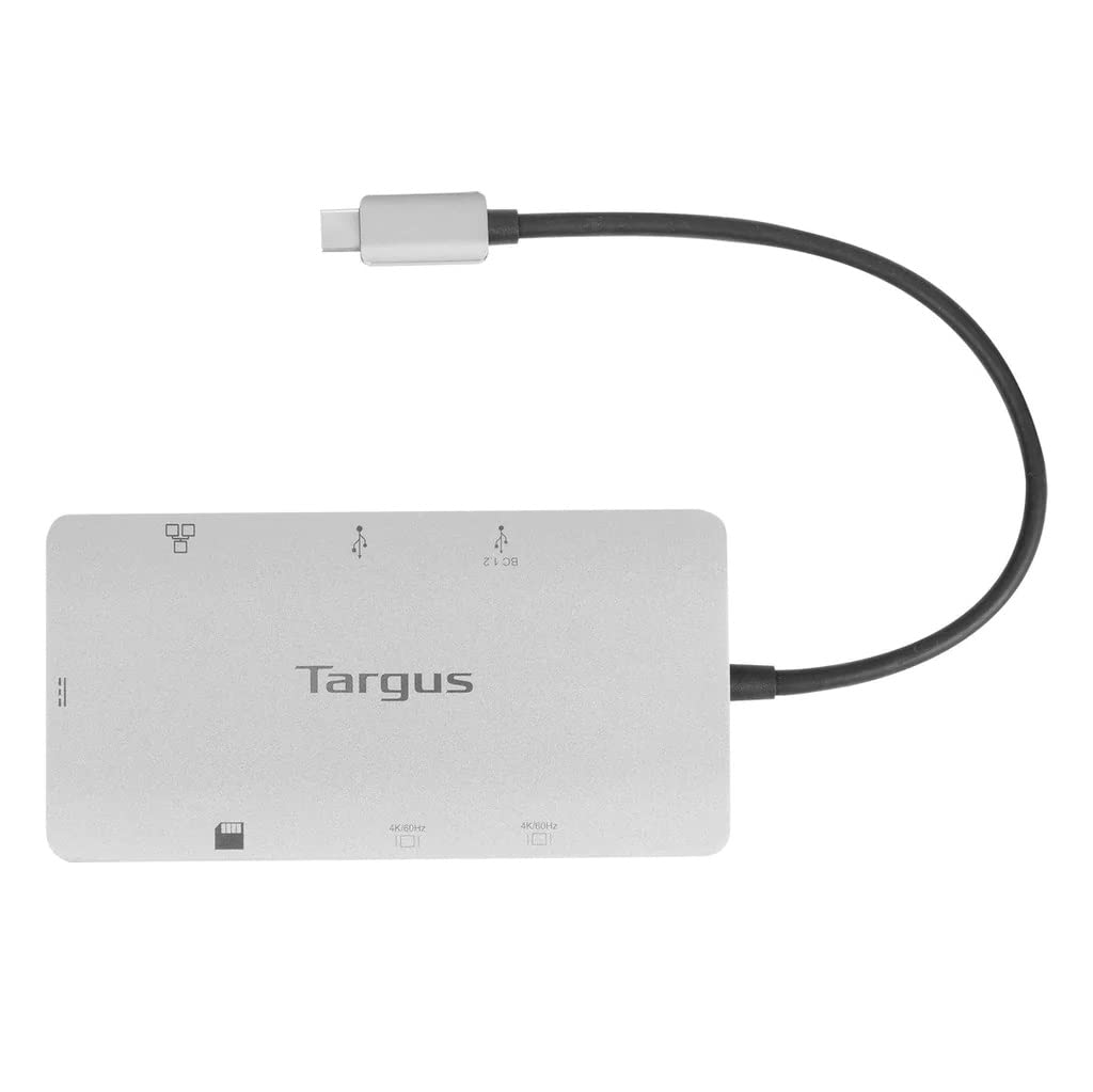 TARGUS USB-C Universal Dual HDMI 4K Docking Station with 100W Power Delivery Pass-Thru