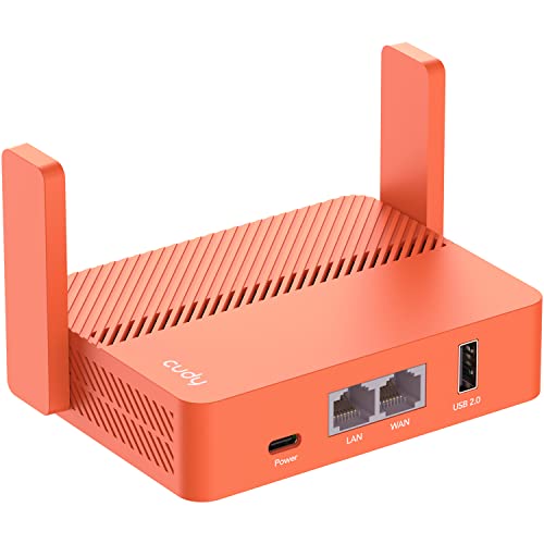 Cudy AC1200 routeur sans fil Fast Ethernet Orange
