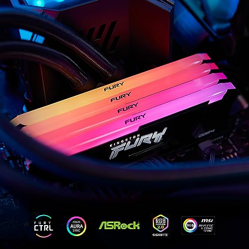 KINGSTON 64Go 3600MT/s DDR4 CL18 DIMM Kit of 2 FURY Beast RGB