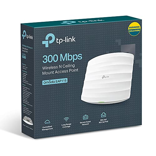 Tp-link EAP115 plafonnier SDN WiFi 4  N300 PoE actif