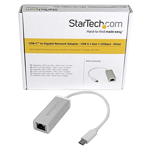USB-C to Gigabit Network Adapter -Silver