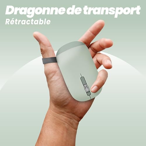 TNB COLOR - Souris sans fil double mode de connexion - vert