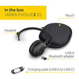 Jabra Evolve2 65, MS Mono Casque Sans fil Arceau Bureau/Centre d'appels USB Type-A Bluetooth Noir
