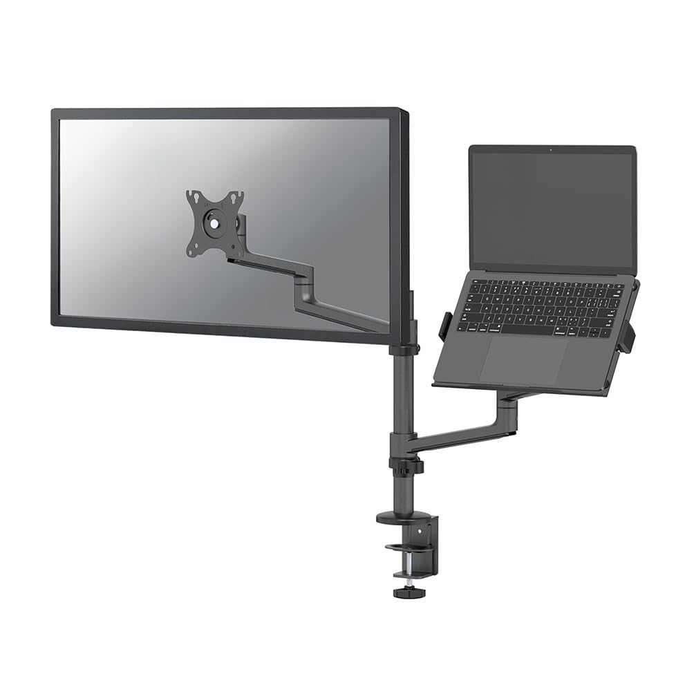 NEOMOUNTS DS20-425BL2 Support décran à fixer avec support pour ordinateur portable 17-27p - économie despace