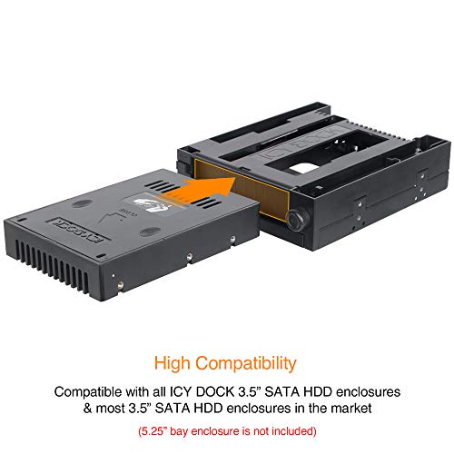 Convertisseur de DD et SSD 2.5" vers 3.5" - Fermeture Manu