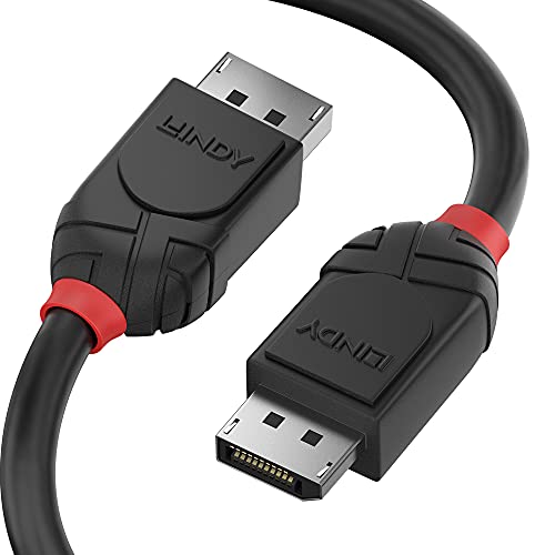 LINDY 2m DisplayPort 1.2 Cable Black Line