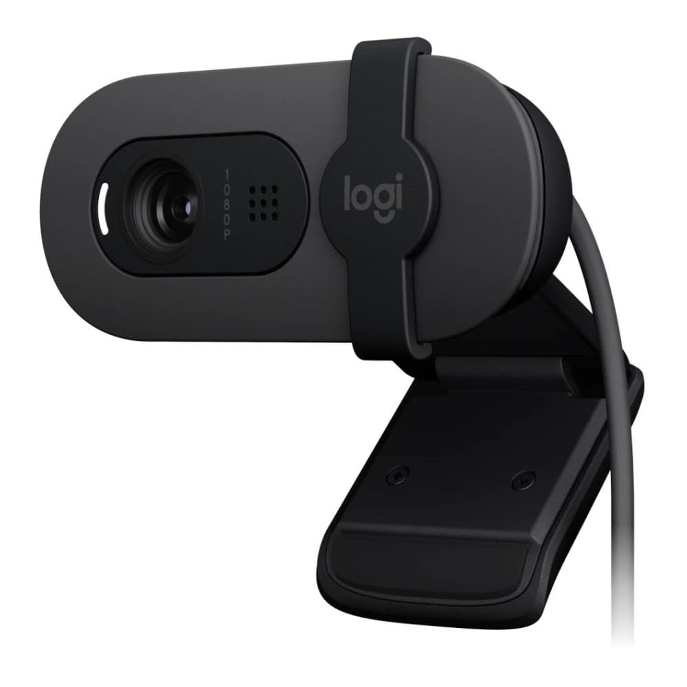 LOGITECH BRIO 105 Webcam colour 2 MP 1920 x 1080 720p 1080p audio wired USB