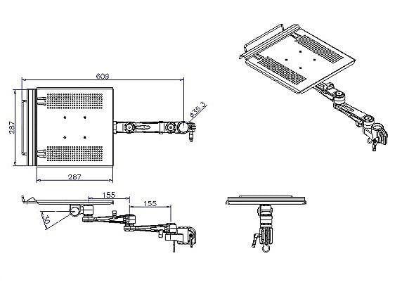 LINDY Modular Notebook Arm