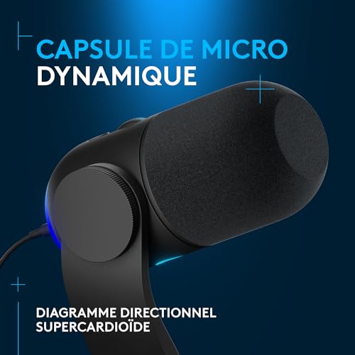 LOGITECH G Yeti GX Microphone USB black