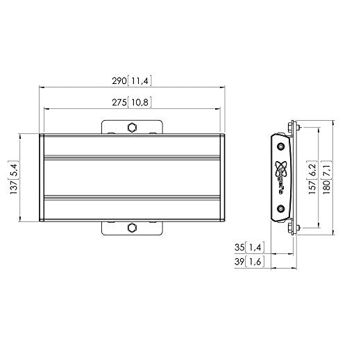 PFB 3402 INTERFACE BAR 290MM BLACK