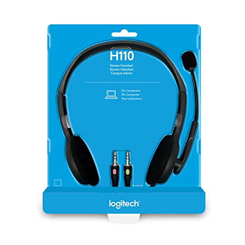 LOGITECH Stereo Headset H110 Headset on-ear wired