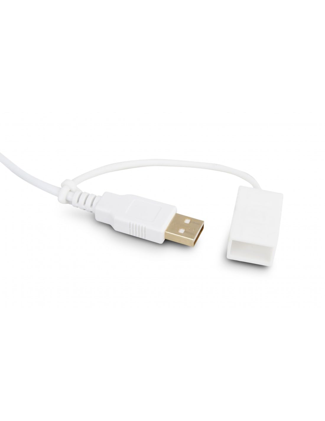 URBAN FACTORY USB wired keyboard ABS silicone White Antimicrobial treatment QWERTY