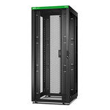 APC Easy Rack 42Ux800x1000 with Roof castors feet and 4Brackets No Side panels Bottom black