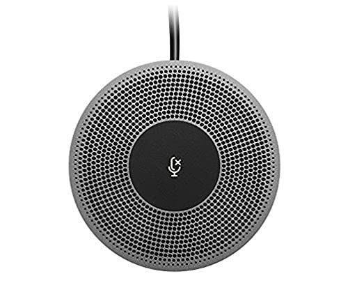 LOGITECH EXPANSION MIC FOR MEETUP Microphone for Small Room Solution for Google Meet for Microsoft Teams Rooms for Zoom Rooms
