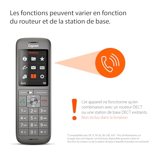 Gigaset CL660HX Téléphone sans fil DECT - combiné supplém.