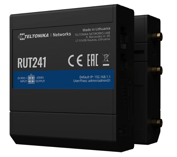 TELTONIKA NETWORKS RUT241 4G/LTE/3G/2G WiFi router US version