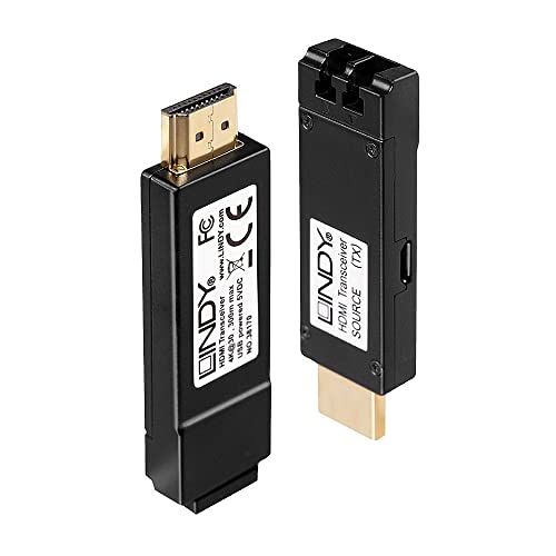 LINDY Kit extender HDMI 2.0 sur fibre optique 300m 10.2G