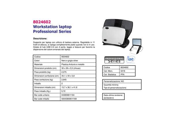 FELLOWES Support ordinateur portable Professional Series™