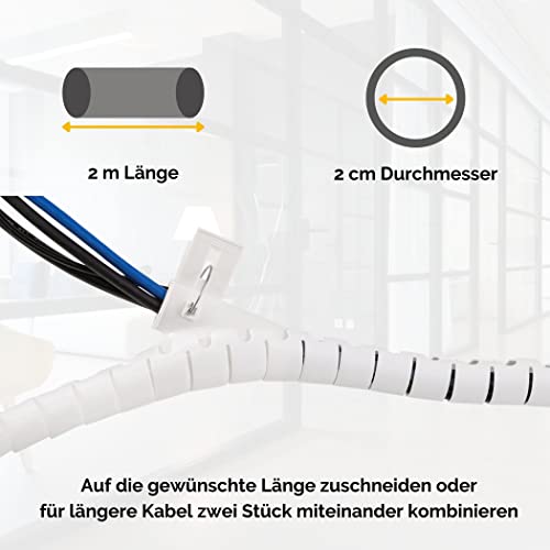 FELLOWES cablezip guide cable - blanc