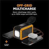 XTORM Lampe de poche 100 W et Powerbank 40.000 mAh