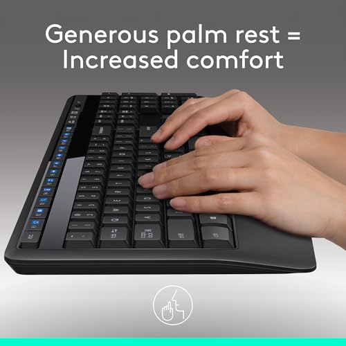Logitech MK345 clavier Souris incluse Universel RF sans fil QWERTY Anglais Noir