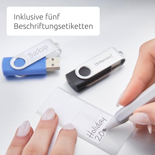 INTENSO Clé USB 2.0 Basic Line - Pack de 5 x 16 Go