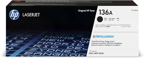 HP 136A Black Original LaserJet Toner Cartridge