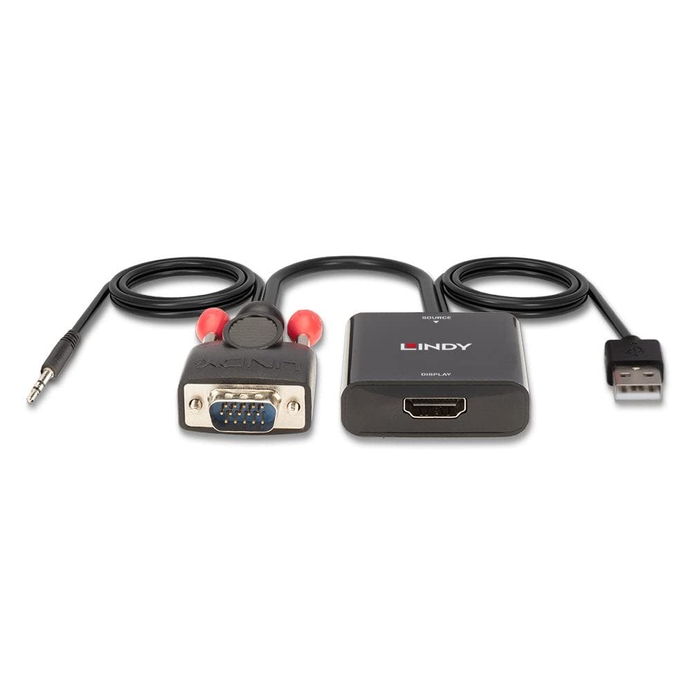 LINDY VGA & Audio to HDMI Converter