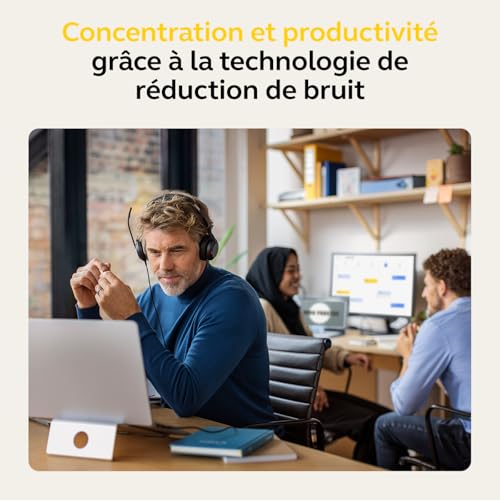 Jabra Evolve2 50 Casque Avec fil &sans fil Arceau Bureau/Centre d'appels USB Type-C Bluetooth Noir