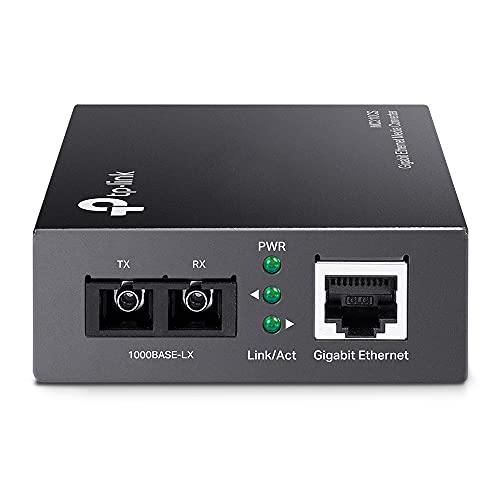 RJ45 to single-mode SC fiber Converter