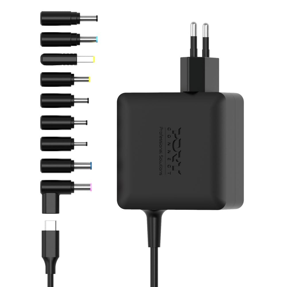 PORT DESIGNS Power Supply GaN 65W - PLUG IN - UNIVERSAL - EU