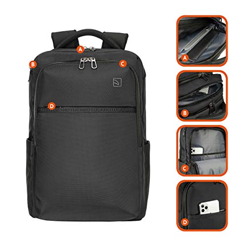 TUCANO Sac à dos Marte Gravity laptop 15,6" MacBook 16 noir
