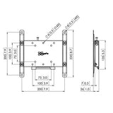 VOGEL S Support mural PFW 4200 fixe