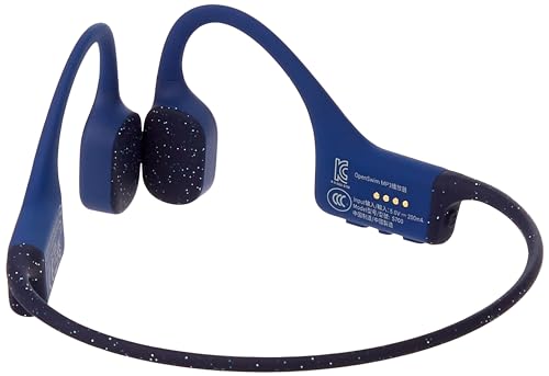 SHOKZ Casque MP3 à conduction osseuse étanche OpenSwim - Bluetooth - Bleu