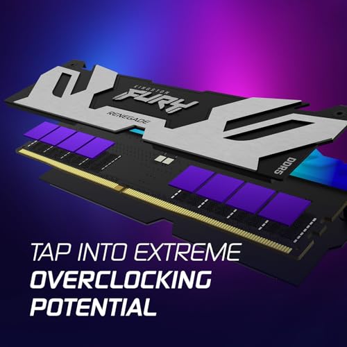 KINGSTON 16Go 7600MT/s DDR5 CL38 DIMM FURY Renegade RGB XMP