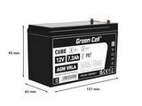 Green Cell AGM05 Batterie de l'onduleur Sealed Lead Acid (VRLA) 12 V 7,2 Ah