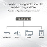 NETGEAR GS324 Switch 24P Gigabit compact métal