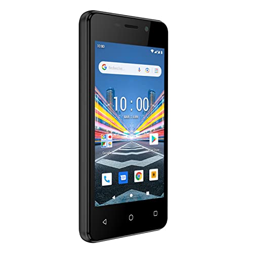 Konrow City 4 (Double SIM - Ã‰cran 4'',  8Go, 1Go RAM) Noir