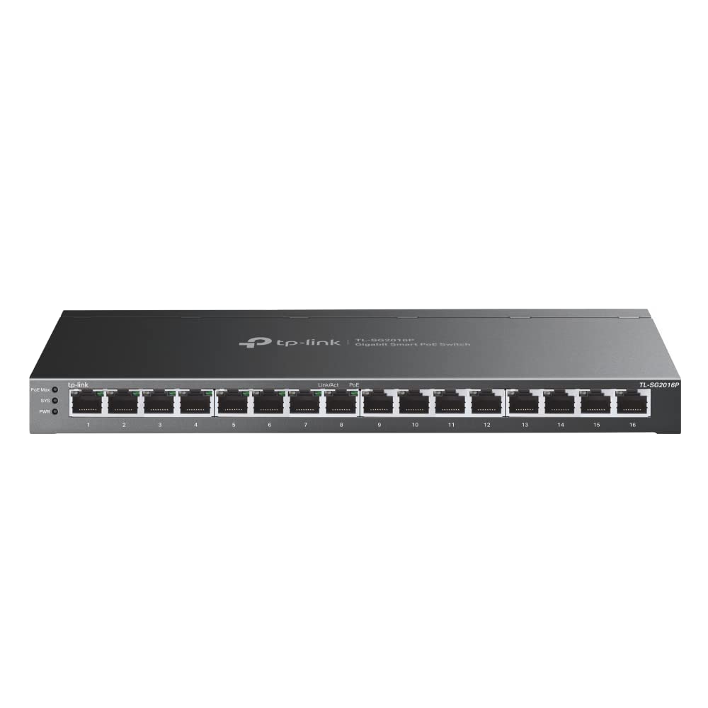 JetStream 16-Port Gigabit Smart Switch