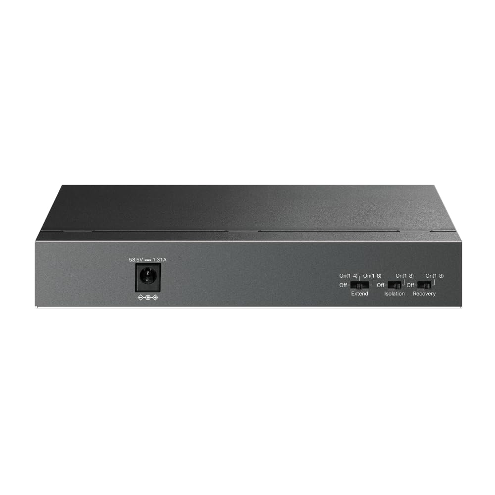 TP-Link LiteWave LS109P commutateur réseau Non-géré Fast Ethernet (10/100) Connexion Ethernet, supportant l'alimentation via ce port (PoE) Noir