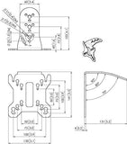 VOGEL S Interface de fixation PFI 3015, multiangle
