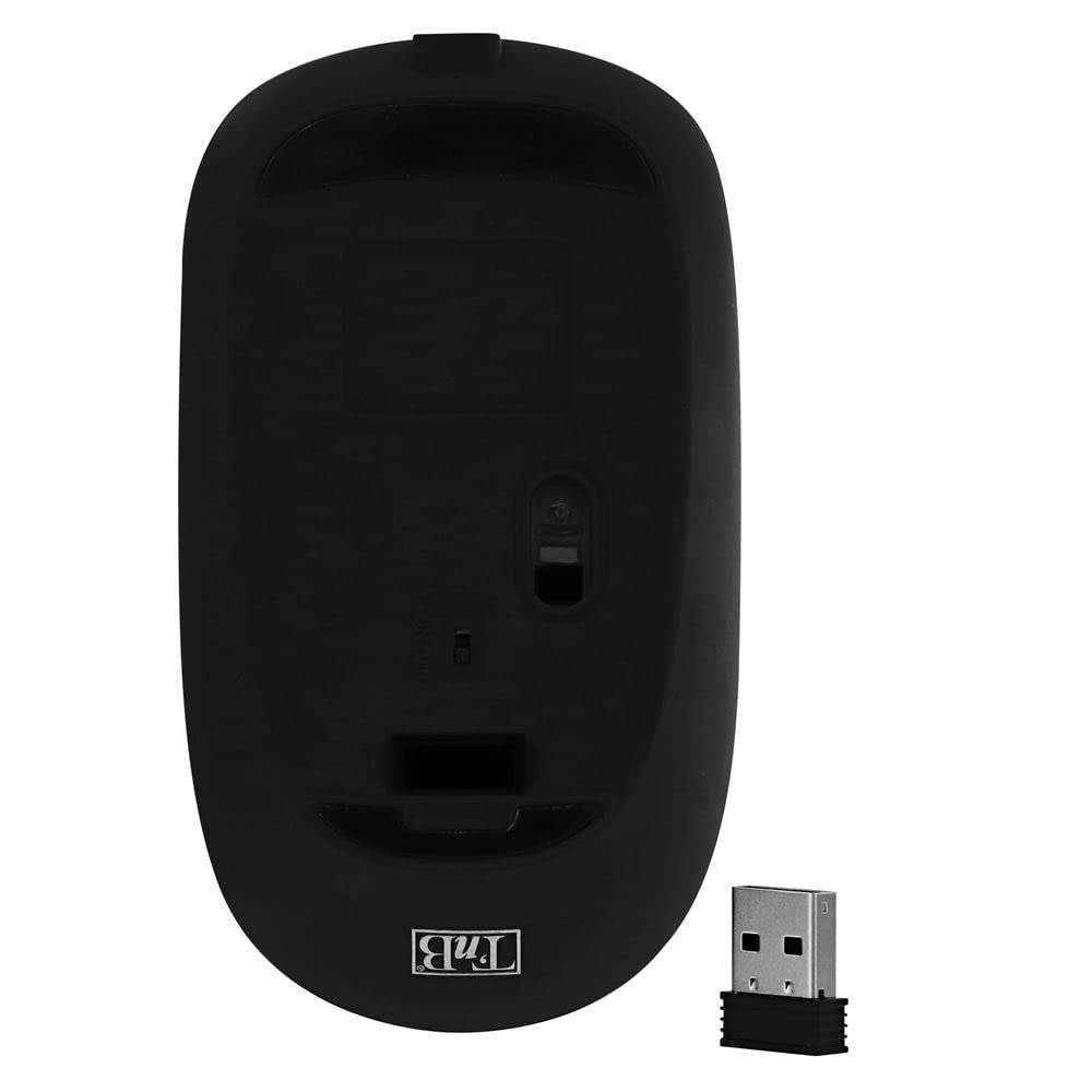 TNB RUBBY Series Wireless Rechargeable Mouse Compact And Modern Design Comfortable Grip Automatic Sleep System On/Off Button