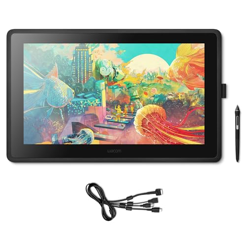 WACOM Écran interactif Cintiq 22 - Écran LCD 21.5" + Stylet Pro Pen 2 - Noir